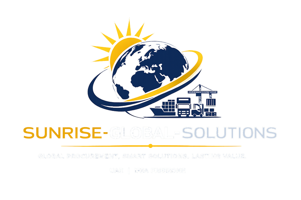 Sunrise Global Solutions — Global Procurement. Smart Solutions. Lasting Value.